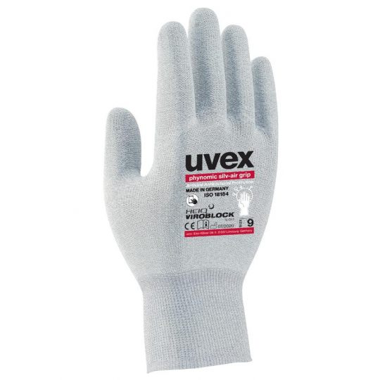 uvex phynomic silv-air grip - Hygienic protection glove