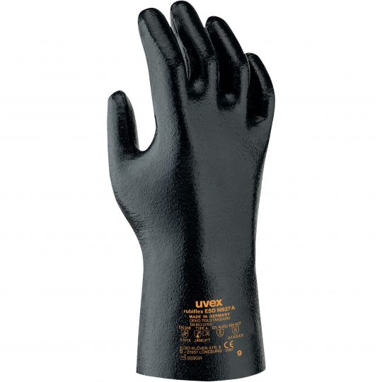 uvex rubiflex ESD NB27A chemical protection glove