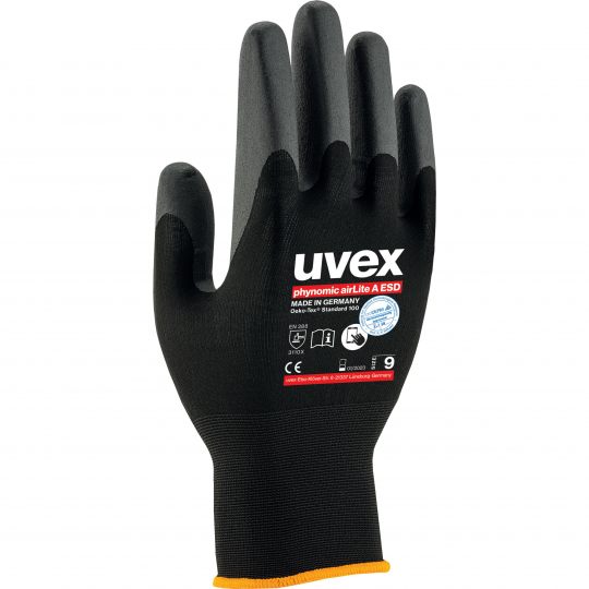Assembly gloves uvex phynomic airLite A ESD
