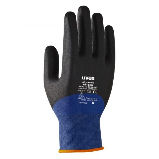 uvex phynomic wet plus safety glove