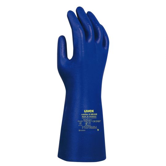 uvex rubiflex S NB35B chemical protection glove