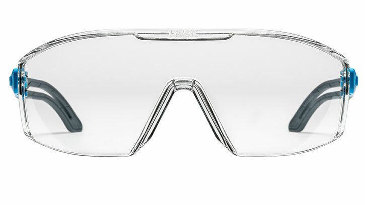 safety glasses with flat lens design