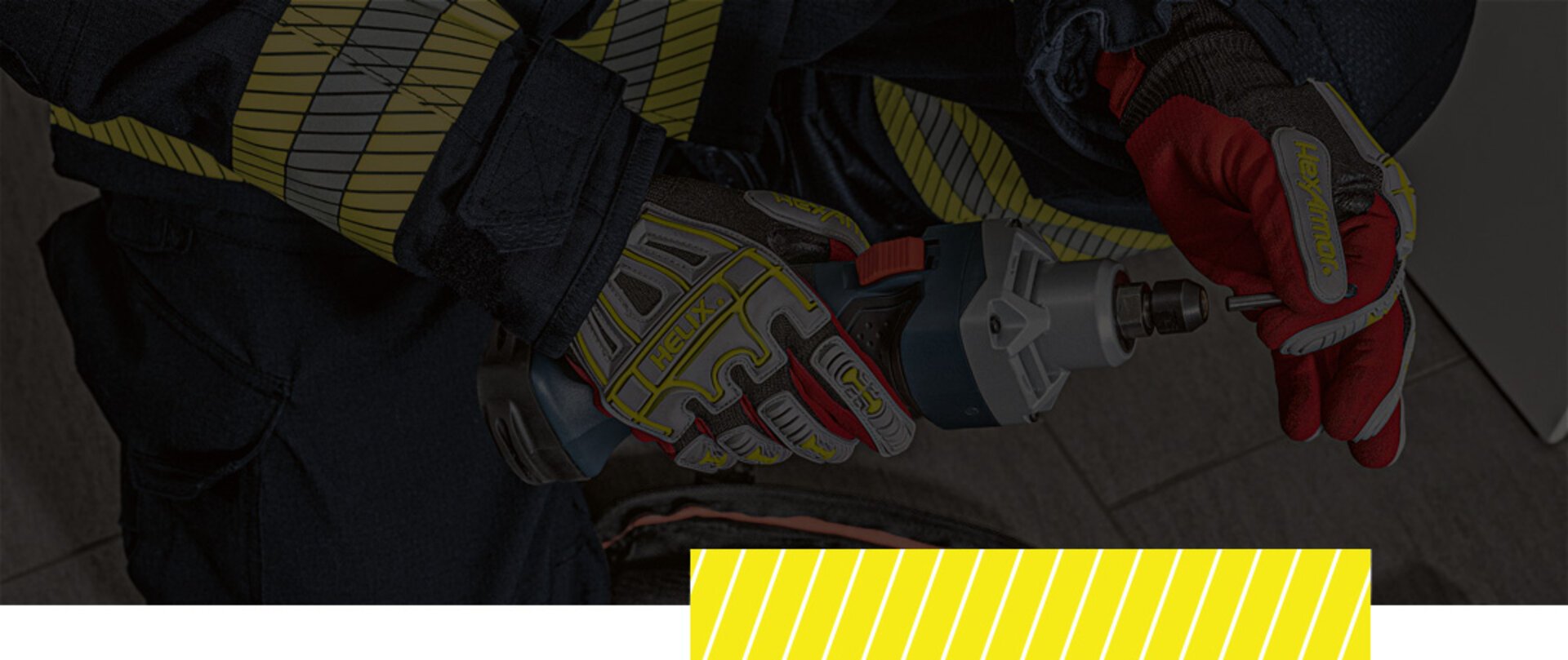 Extrication gloves and PPE for firefighters working in technical rescue