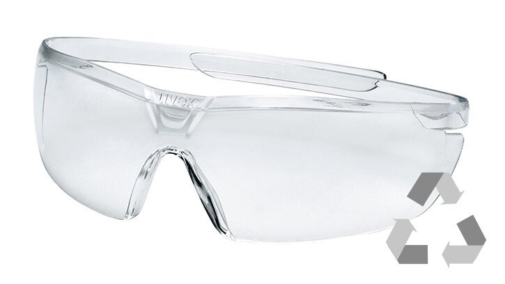 sustainable safety glasses pure-fit are 100 percent recyclable