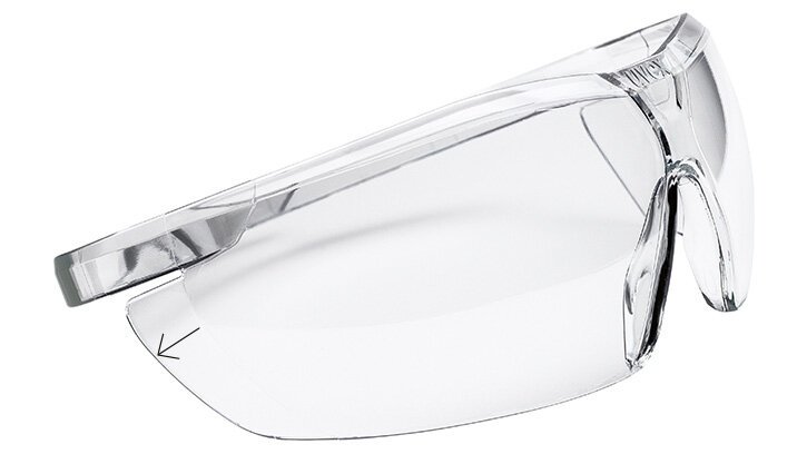 uvex sustainable safety glasses with Reliable protection at the sides