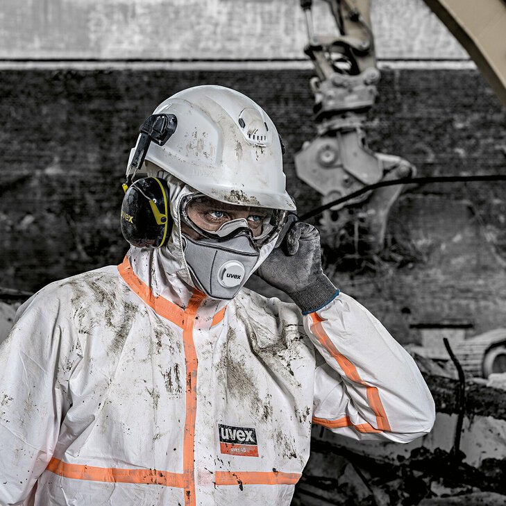 reliable breathing safety with a extra-comfortable respirator