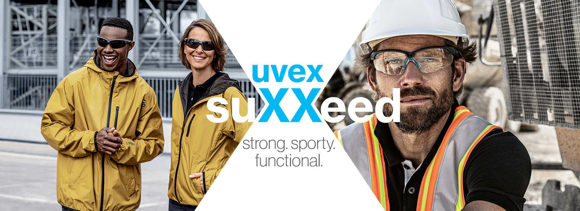 sporty safety glasses uvex suXXeed
