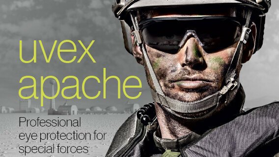 Download uvex apache folder - professional eye protection for special forces