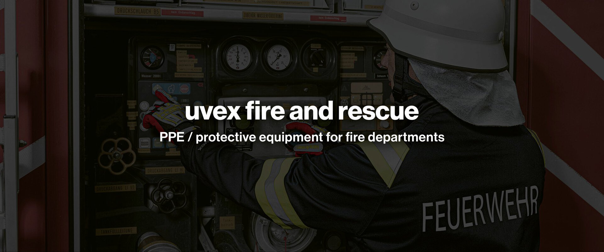 uvex protective equipment for firefighters and fire departments