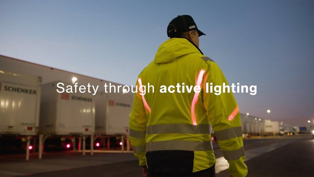 uvex active protection lighting vest video